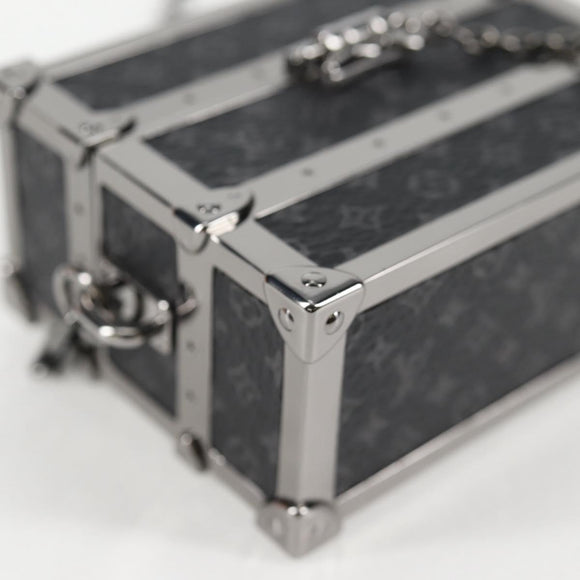 LOUIS VUITTON Trunk Box Earphone Metal M77167 LV Auth 133202SM