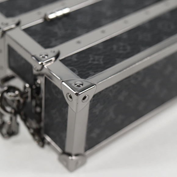 LOUIS VUITTON Trunk Box Earphone Metal M77167 LV Auth 133202SM