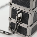 LOUIS VUITTON Trunk Box Earphone Metal M77167 LV Auth 133202SM-18