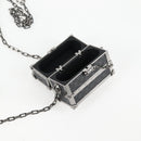 LOUIS VUITTON Trunk Box Earphone Metal M77167 LV Auth 133202SM-19