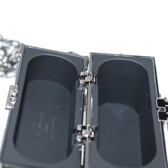 LOUIS VUITTON Trunk Box Earphone Metal M77167 LV Auth 133202SM