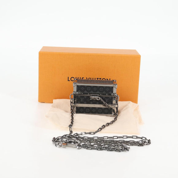 LOUIS VUITTON Trunk Box Earphone Metal M77167 LV Auth 133202SM