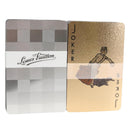 LOUIS VUITTON Damier Playing Cards set Silver Gold LV Auth 133203AM-1