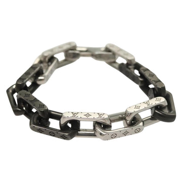 LOUIS VUITTON Bracelet Monogram Chain metal Silver tone M00686 LV Auth 133205 - 0