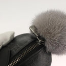 LOUIS VUITTON Monogram Eclipse LV Chinchilla Coin Purse M00962 LV Auth 133207-10