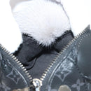 LOUIS VUITTON Monogram Eclipse LV Chinchilla Coin Purse M00962 LV Auth 133207-20