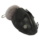 LOUIS VUITTON Monogram Eclipse LV Chinchilla Coin Purse M00962 LV Auth 133207-1