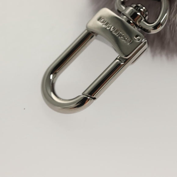 LOUIS VUITTON Monogram Eclipse LV Chinchilla Coin Purse M00962 LV Auth 133207