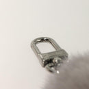 LOUIS VUITTON Monogram Eclipse LV Chinchilla Coin Purse M00962 LV Auth 133207-8