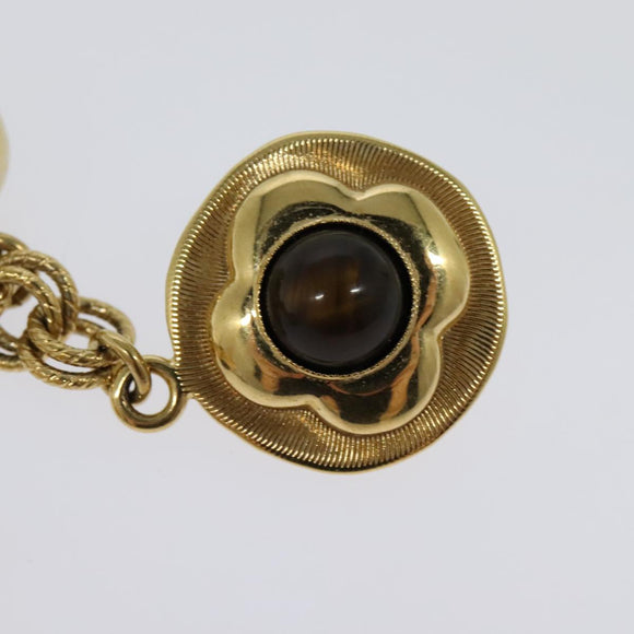 LOUIS VUITTON Bijoux Sac Tresor Key Holder Gold M66349 LV Auth 133209