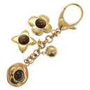 LOUIS VUITTON Bijoux Sac Tresor Key Holder Gold M66349 LV Auth 133209-2