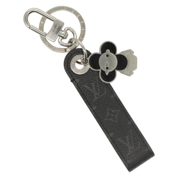 LOUIS VUITTON Monogram Eclipse Dragon Vivienne Key Holder M01821 LV Auth 133210