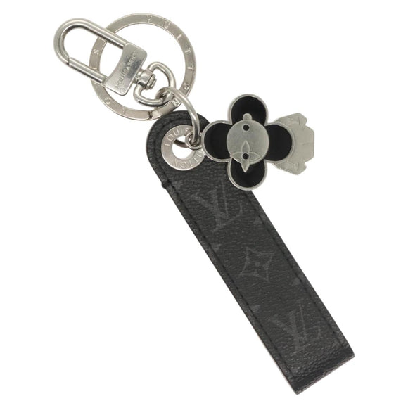 LOUIS VUITTON Monogram Eclipse Dragon Vivienne Key Holder M01821 LV Auth 133210