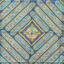 HERMES Carre 90 Scarf ""QALAMDAN"" Silk Red Auth 133213-6