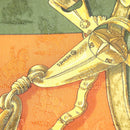 HERMES Carre 90 Scarf ""L'INSTRUCTION DU ROY"" Silk Green Auth 133214-12