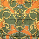 HERMES Carre 90 Scarf ""L'INSTRUCTION DU ROY"" Silk Green Auth 133214-6