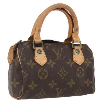 LOUIS VUITTON Monogram Mini Speedy Hand Bag M41534 LV Auth 133221