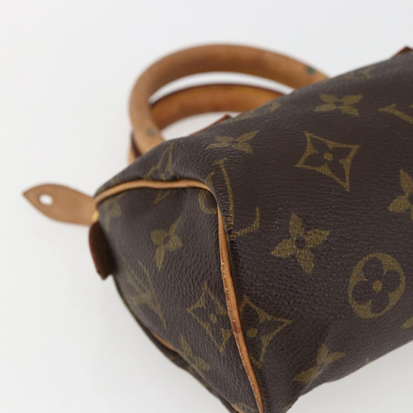 LOUIS VUITTON Monogram Mini Speedy Hand Bag M41534 LV Auth 133221