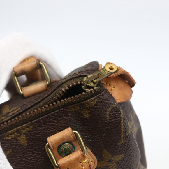 LOUIS VUITTON Monogram Mini Speedy Hand Bag M41534 LV Auth 133221