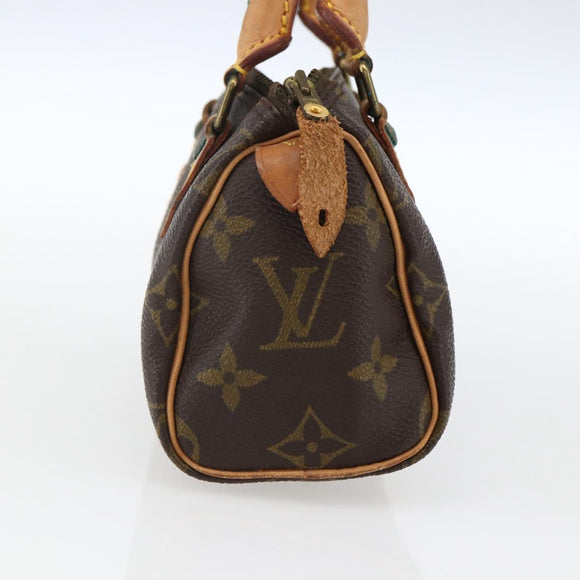 LOUIS VUITTON Monogram Mini Speedy Hand Bag M41534 LV Auth 133221