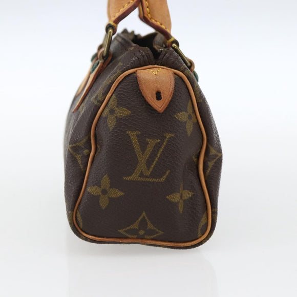 LOUIS VUITTON Monogram Mini Speedy Hand Bag M41534 LV Auth 133221