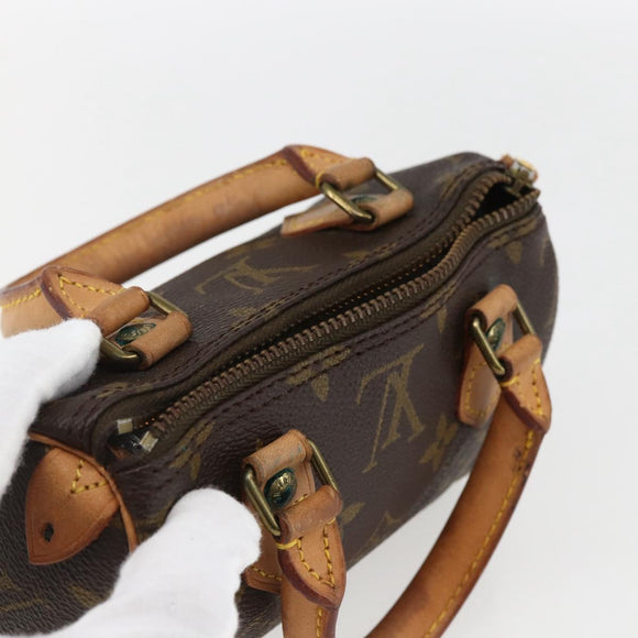 LOUIS VUITTON Monogram Mini Speedy Hand Bag M41534 LV Auth 133221