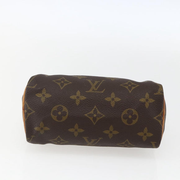 LOUIS VUITTON Monogram Mini Speedy Hand Bag M41534 LV Auth 133221