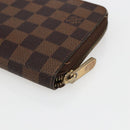 LOUIS VUITTON Damier Ebene Zippy Organizer Long Wallet N60003 LV Auth 133223-16