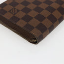 LOUIS VUITTON Damier Ebene Zippy Organizer Long Wallet N60003 LV Auth 133223-17
