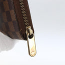 LOUIS VUITTON Damier Ebene Zippy Organizer Long Wallet N60003 LV Auth 133223-7