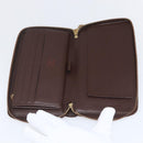 LOUIS VUITTON Damier Ebene Zippy Organizer Long Wallet N60003 LV Auth 133223-8