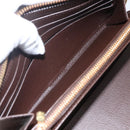LOUIS VUITTON Damier Ebene Zippy Organizer Long Wallet N60003 LV Auth 133223-20