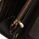 LOUIS VUITTON Damier Ebene Zippy Organizer Long Wallet N60003 LV Auth 133223-10