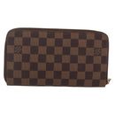 LOUIS VUITTON Damier Ebene Zippy Organizer Long Wallet N60003 LV Auth 133223-2