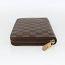 LOUIS VUITTON Damier Ebene Zippy Organizer Long Wallet N60003 LV Auth 133223-3