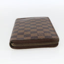 LOUIS VUITTON Damier Ebene Zippy Organizer Long Wallet N60003 LV Auth 133223-4