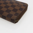LOUIS VUITTON Damier Ebene Zippy Organizer Long Wallet N60003 LV Auth 133223-14