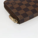 LOUIS VUITTON Damier Ebene Zippy Organizer Long Wallet N60003 LV Auth 133223-15