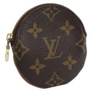 LOUIS VUITTON Monogram Porte Monnaie Round Coin Purse M61926 LV Auth 133225-1
