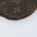 LOUIS VUITTON Monogram Porte Monnaie Round Coin Purse M61926 LV Auth 133225-16