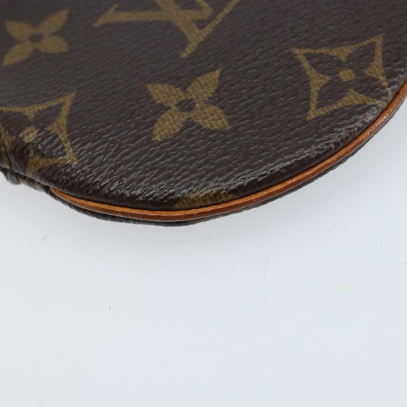 LOUIS VUITTON Monogram Porte Monnaie Round Coin Purse M61926 LV Auth 133225