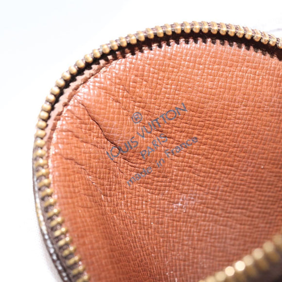 LOUIS VUITTON Monogram Porte Monnaie Round Coin Purse M61926 LV Auth 133225