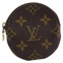 LOUIS VUITTON Monogram Porte Monnaie Round Coin Purse M61926 LV Auth 133225-13