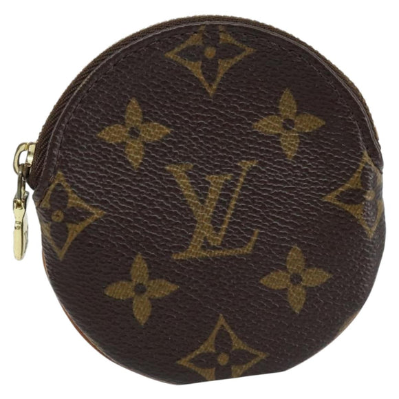 LOUIS VUITTON Monogram Porte Monnaie Round Coin Purse M61926 LV Auth 133225