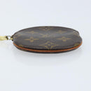 LOUIS VUITTON Monogram Porte Monnaie Round Coin Purse M61926 LV Auth 133225-6