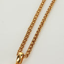 CHANEL Loupe Necklace metal Gold CC Auth 133226V-10