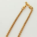 CHANEL Loupe Necklace metal Gold CC Auth 133226V-12
