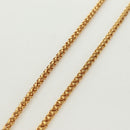 CHANEL Loupe Necklace metal Gold CC Auth 133226V-5