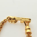 CHANEL Loupe Necklace metal Gold CC Auth 133226V-7