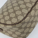 GUCCI GG Supreme Web Sherry Line Bag PVC Beige Gold 89 02 077 Auth 133234-17